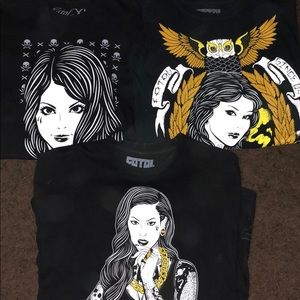 4 XL FATAL brand men’s T-shirts Lot